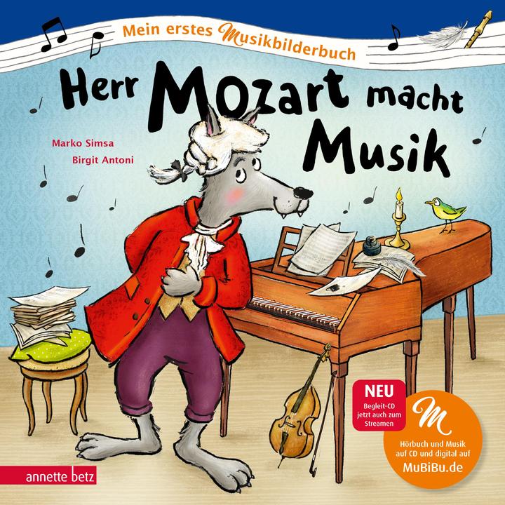 Produktbild Herr Mozart macht Musik (Mein erstes Musikbilderbuch mit CD und zum Streamen) (Deutsch)