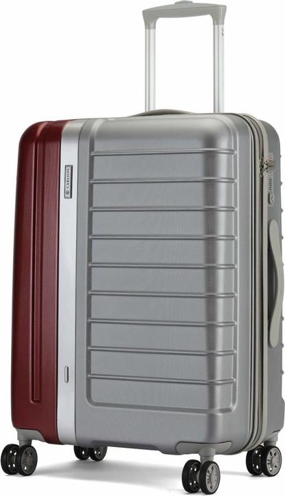 Carlton Duo-Tone Hardcase Kuffert 67 cm, Bordeaux