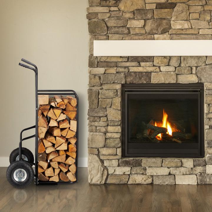 Produktbild Relaxdays Kaminholzwagen (63 x 65 x 120 cm)