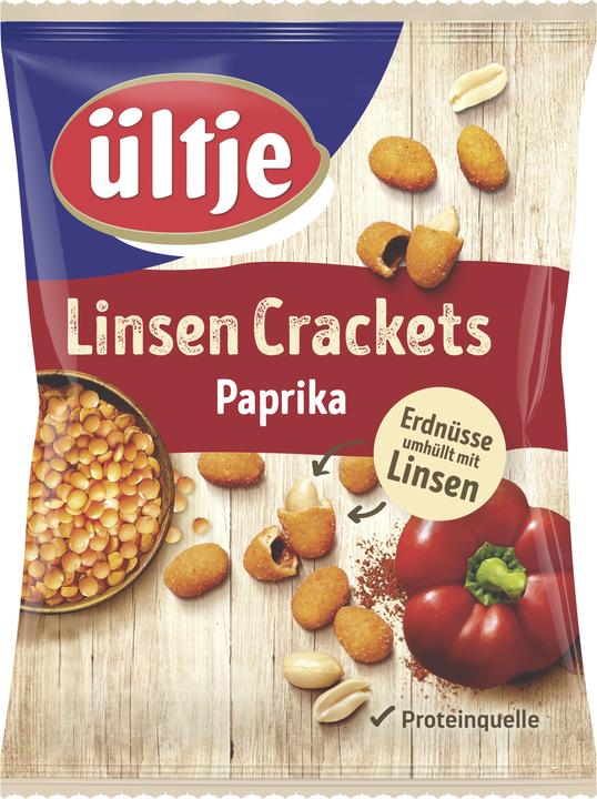 Actual product image Ültje Lentil Crackets Pap. (110 g)