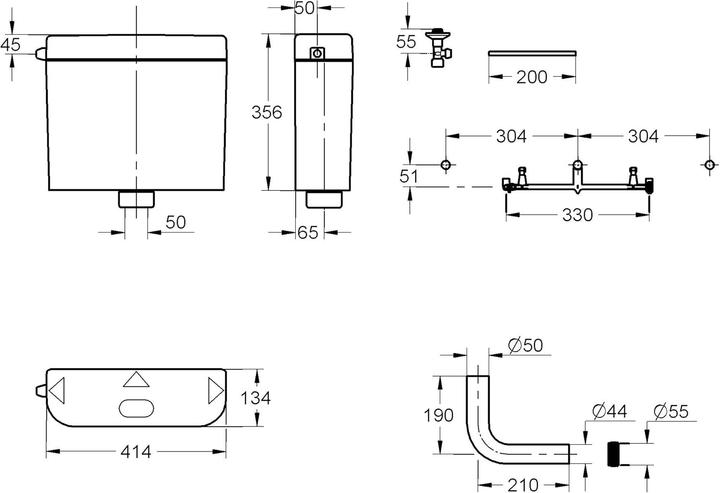 Produktbild Grohe Splkasten wei 37791