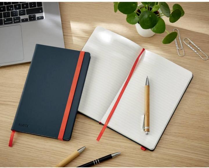 Image du produit Leitz Carnet de notes Cosy 14.8 x 21 cm, Ligné, Gris (14.8 x 21 cm, À rayures, Couverture rigide)