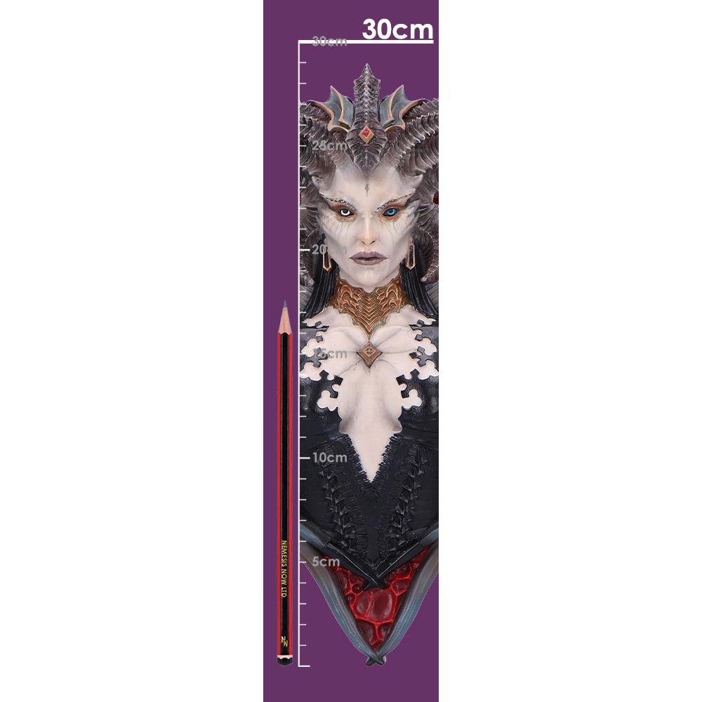 Thumbnail - Nemesis Now, Wanddeko, Diablo IV Wandschmuck Lilith 30 cm (30 x 27 x 6 cm)