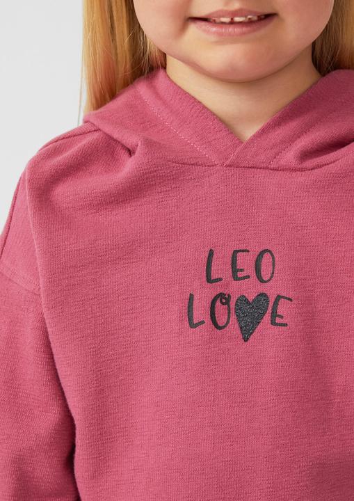 Produktbild S.Oliver Sweatshirt Oversize-Hoodie mit Front- und Rückenprint (140)