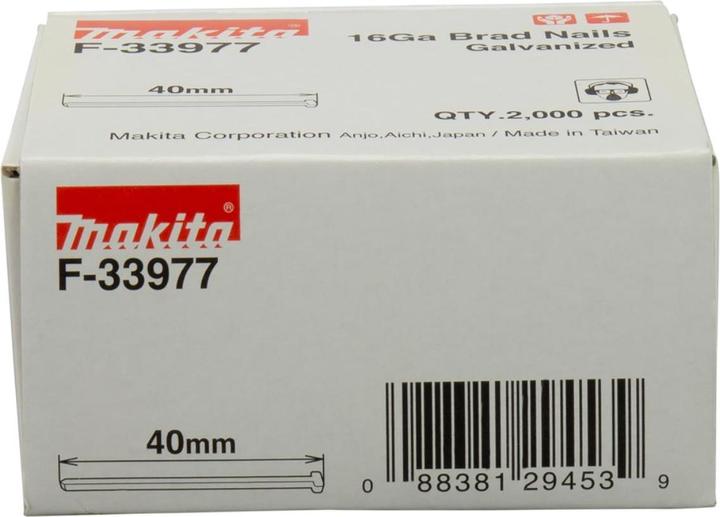 Image du produit Makita Clou à tête refoulé 40mm