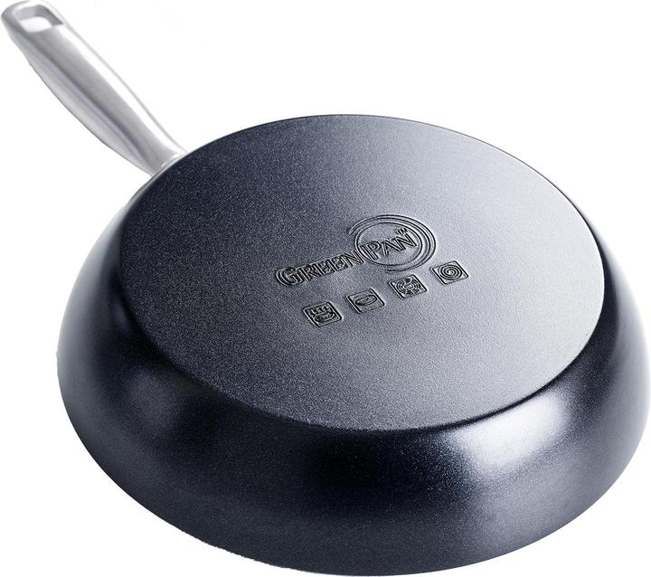 Actual product image Greenpan Copenhagen koekenpan met keramische antikleeflaag 30cm (Frying pan, Aluminium, Stainless steel, 30 x 50.90 cm)