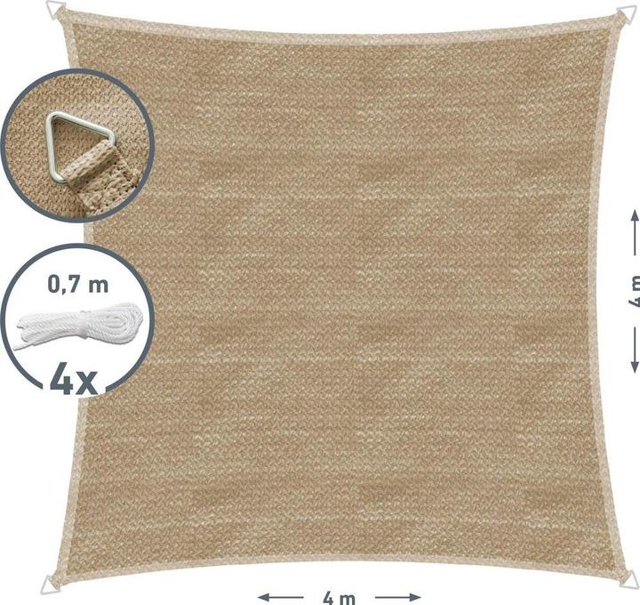 Produktbild Windhager Sonnensegel (400 x 400 cm)