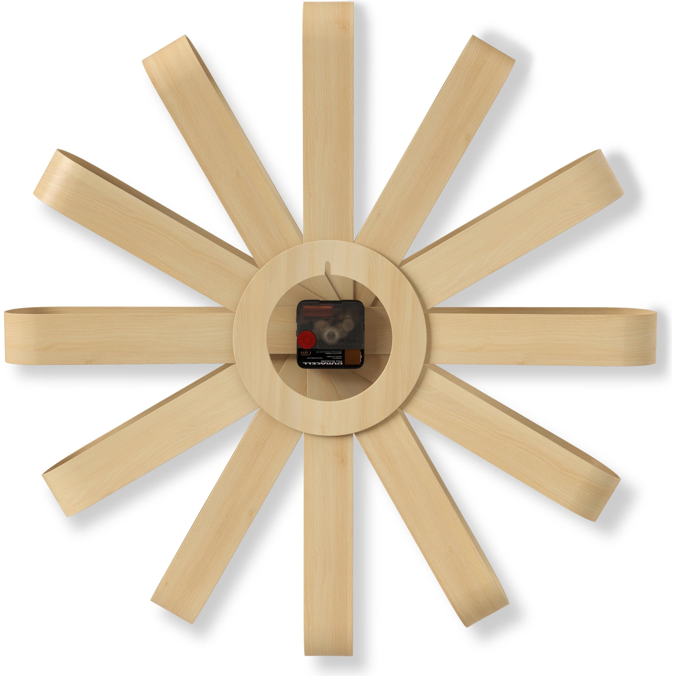 Umbra, Wanduhr, Ribbonwood (51 cm)