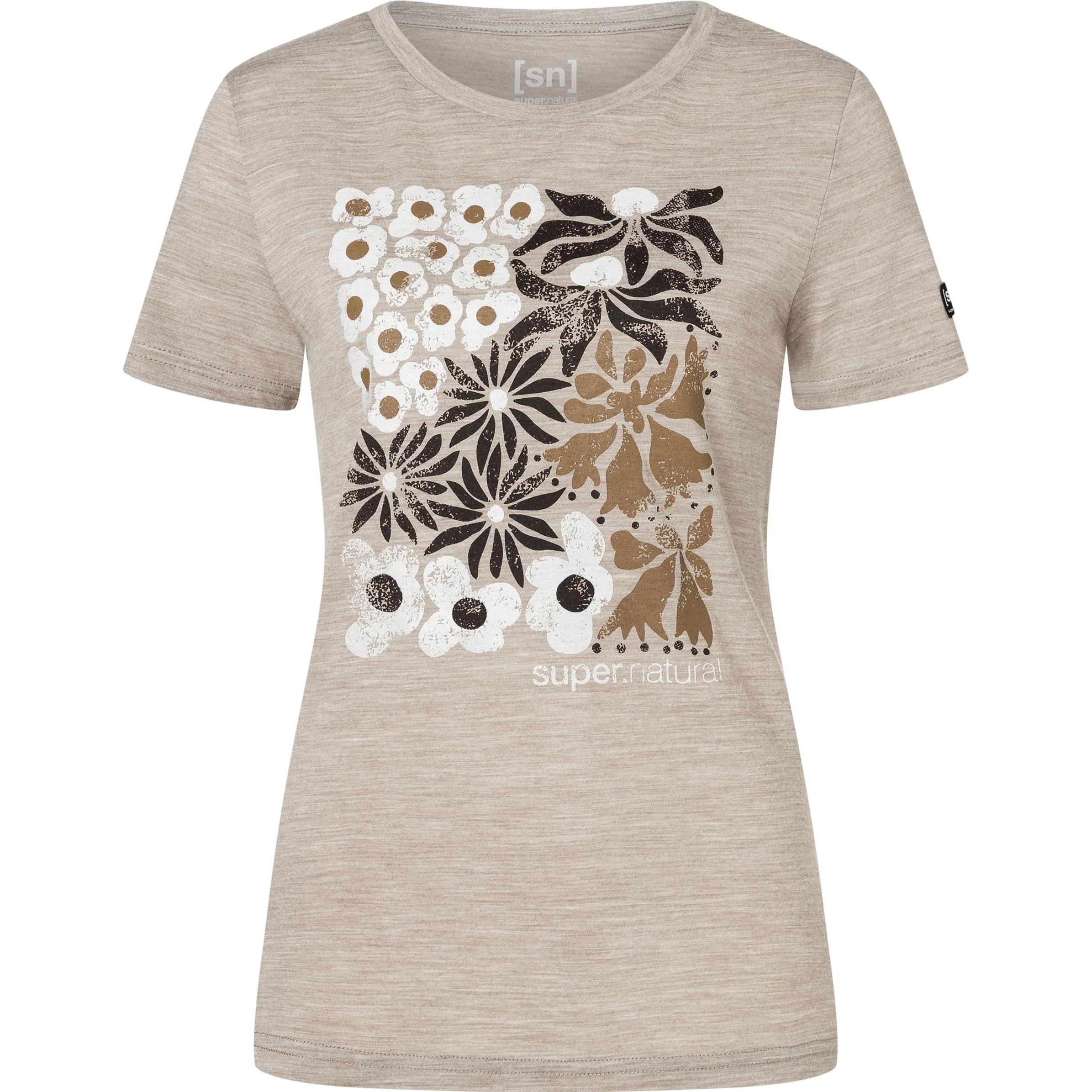 Super Natural, Damen, Funktionsshirt, Women's Mat Is Tee (XS), Beige, XS