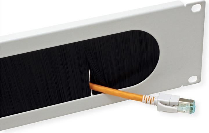 Image du produit Value Passe-câbles 19" 2HE, brosse, grand format