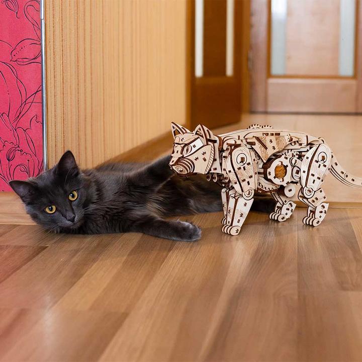 Produktbild Eco Wood Art Katze - 3D Holzbausatz
