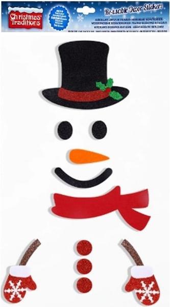 Goodmark Fensterbild - Schneemann - ca. 60 x 25 cm