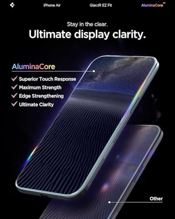 Actual product image Spigen tR EZ-FIT (2 pcs., Apple iPhone Air)