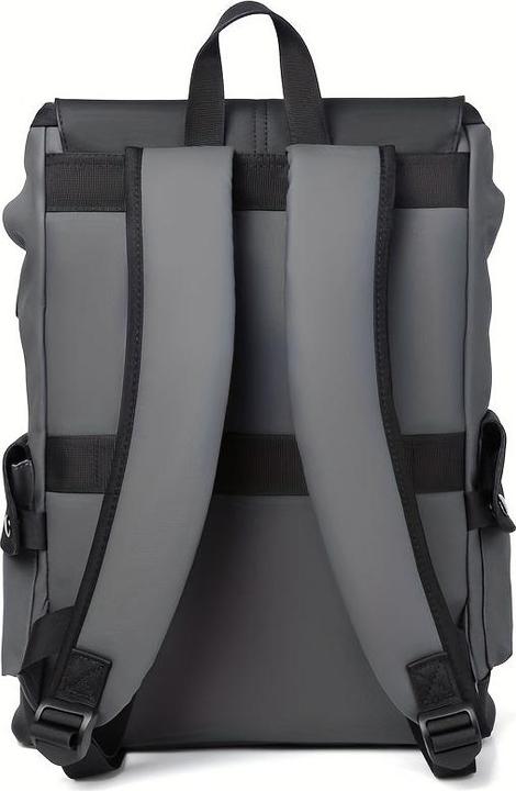 Produktbild Only-Bags.Store PU-Leder Herren Tasche, Trendy grosse Kapazität Reise-Rucksack, Cargo Casual Backpack