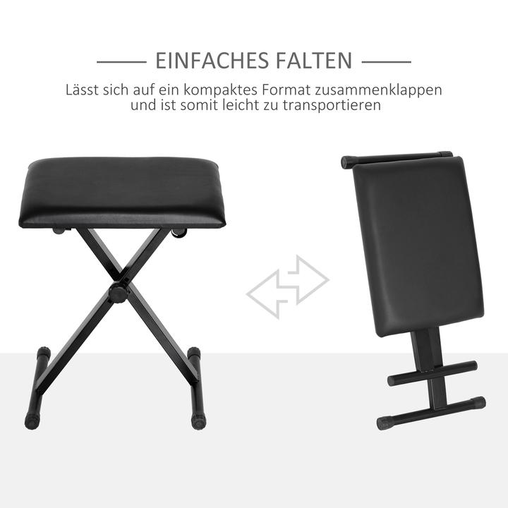Produktbild Homcom Klavierhocker