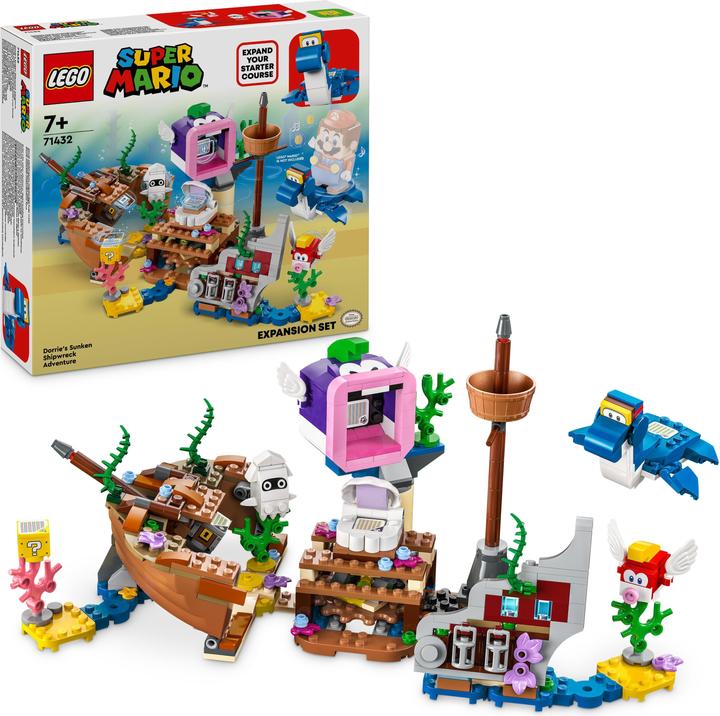 Image du produit LEGO Ensemble d’extension Aventure dans l'épave engloutie avec Dorrie (71432, LEGO Super Mario)