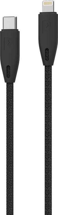 Powerology Braided USB-C to Lightning Cable 1.2M (1.20 m, USB 3.2 Gen 1)