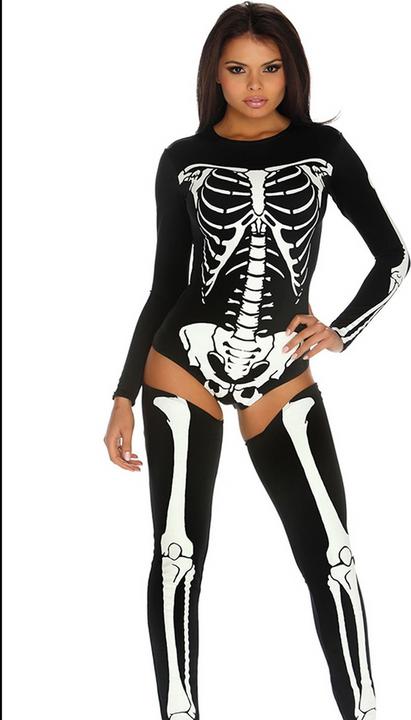 Produktbild Cottelli Collection Bad To The Bone Sexy Skeleton Costume (XL)
