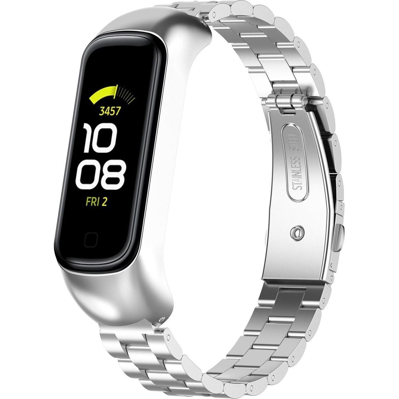 Strap-it Stahlarmband (Edelstahl), Uhrenarmband, Silber