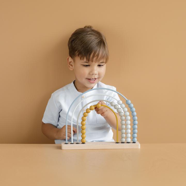 Image du produit Little Dutch Rainbow Abacus bleu (1 Année)