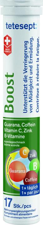 Actual product image Tetesept Boost 17 (17 Piece, Effervescent tablet, 129 g)