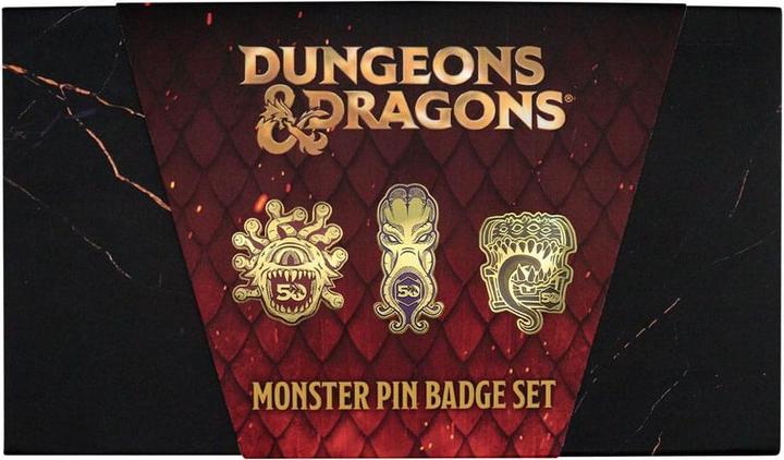 Immagine prodotto Fanattik Set di 3 spille per il 50° anniversario di Dungeons & Dragons