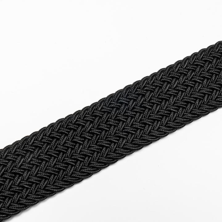 Actual product image Inesis Elastic & stretchy braided golf belt, black (M, L)