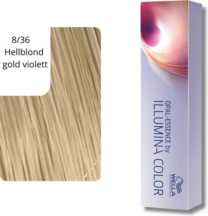Image du produit Wella Illumina Color 8/36 (8, 36 blond clair or-violet)