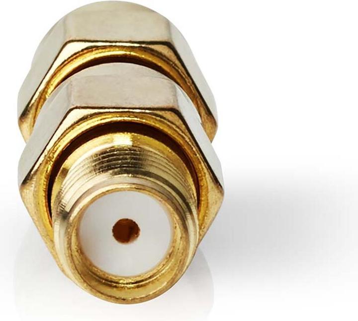 Produktbild Nedis SMA Adapter | SMA-Stecker Reverse Polarity | SMA-Buchse | Vergoldet | 50 Ohm | Gerade | Kupfer (Stecker und Verbinder)