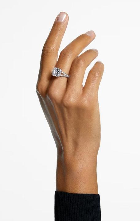Actual product image Swarovski Constella Cocktail Square Ring Silver (60)