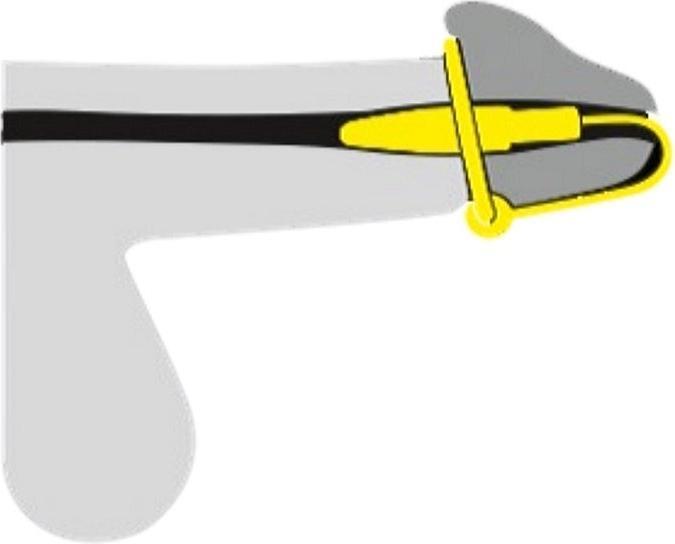 Actual product image You2Toys Penis plug with glans ring
