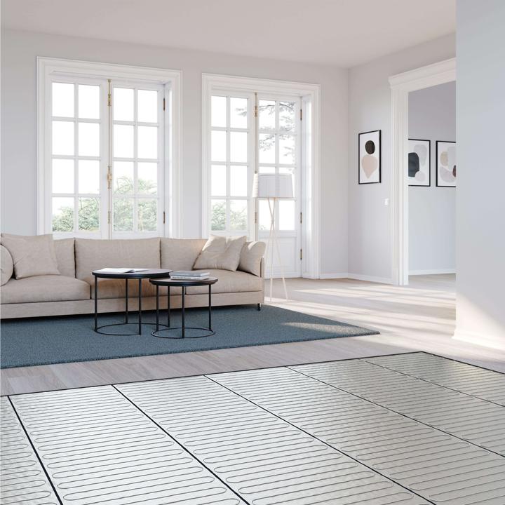 Actual product image Stiebel Eltron Electric underfloor heating for dry installation, complete set 6 m², 140 W/m², FTD 140/6 Set Plus