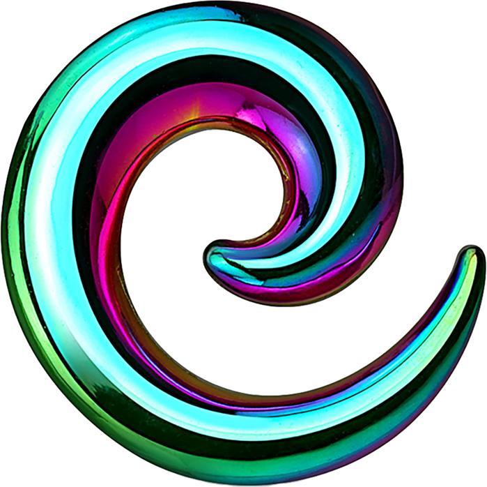 Produktbild Star Piercing Dehnspirale farbig (ohne Messing, Chirurgenstahl 316L)