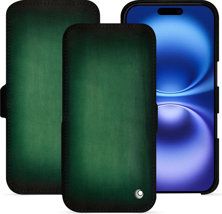 Actual product image Noreve Horizontal leather flap shell (Apple iPhone 16)