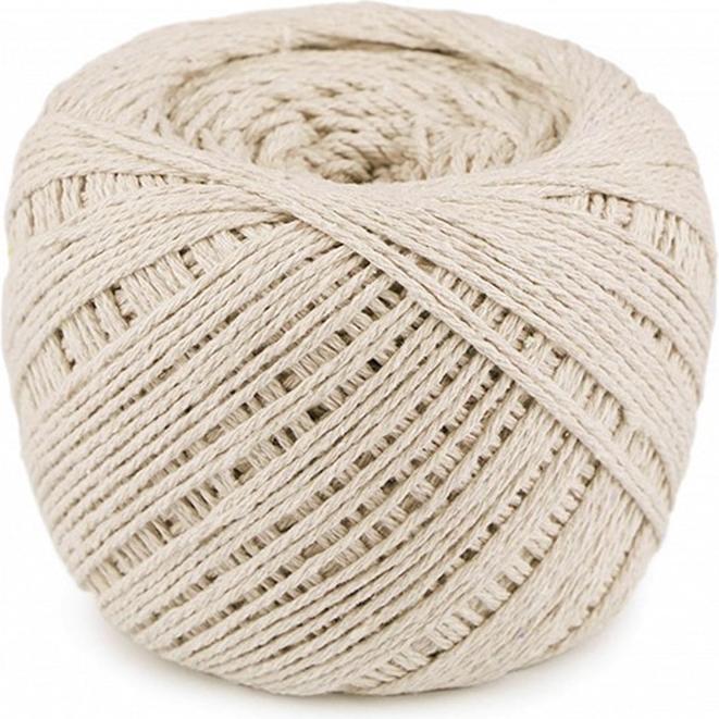 Oliver Weber Collection Diademita Baumwollgarn Makramee 600 g, Garn + Wolle, Transparent