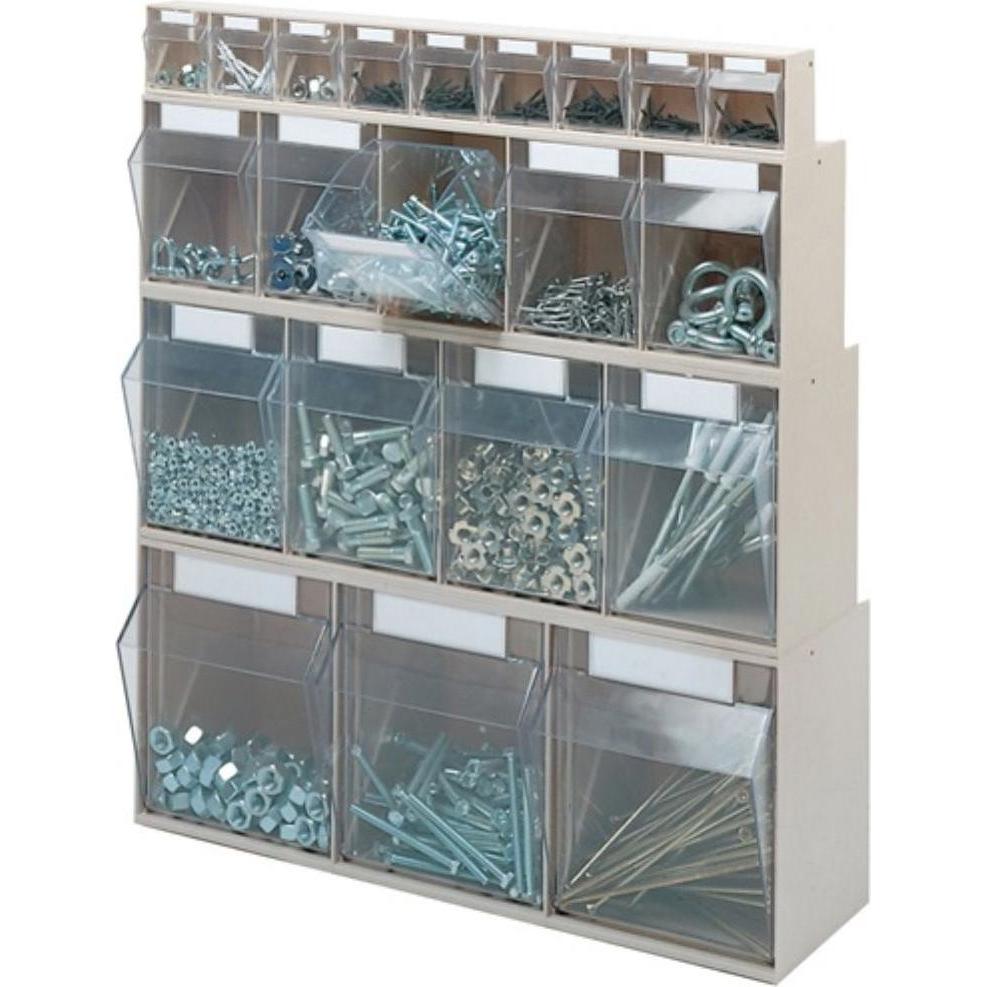 Lockweiler, Dokumentenablage, Klarsichtmagazin H207xB600xT172mm 4 x D Kunststoff blau