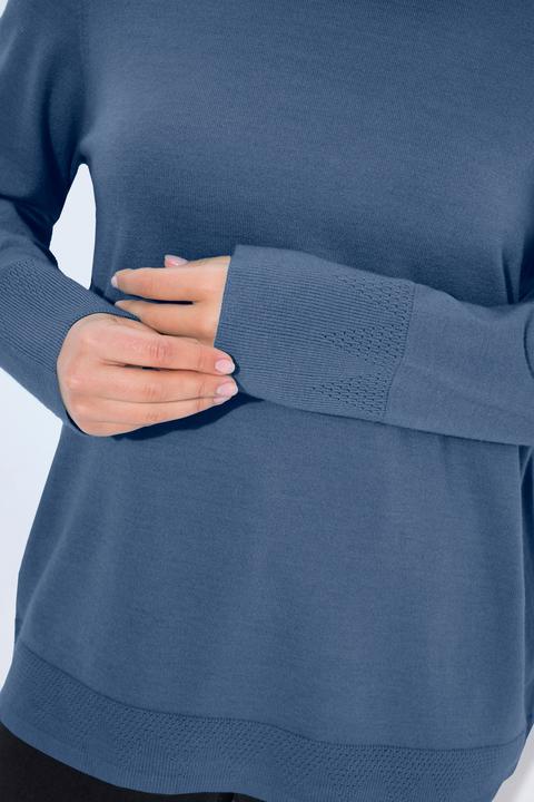Produktbild Ulla Popken Pullover, Stehkragen, Langarm, Rippbündchen (62)