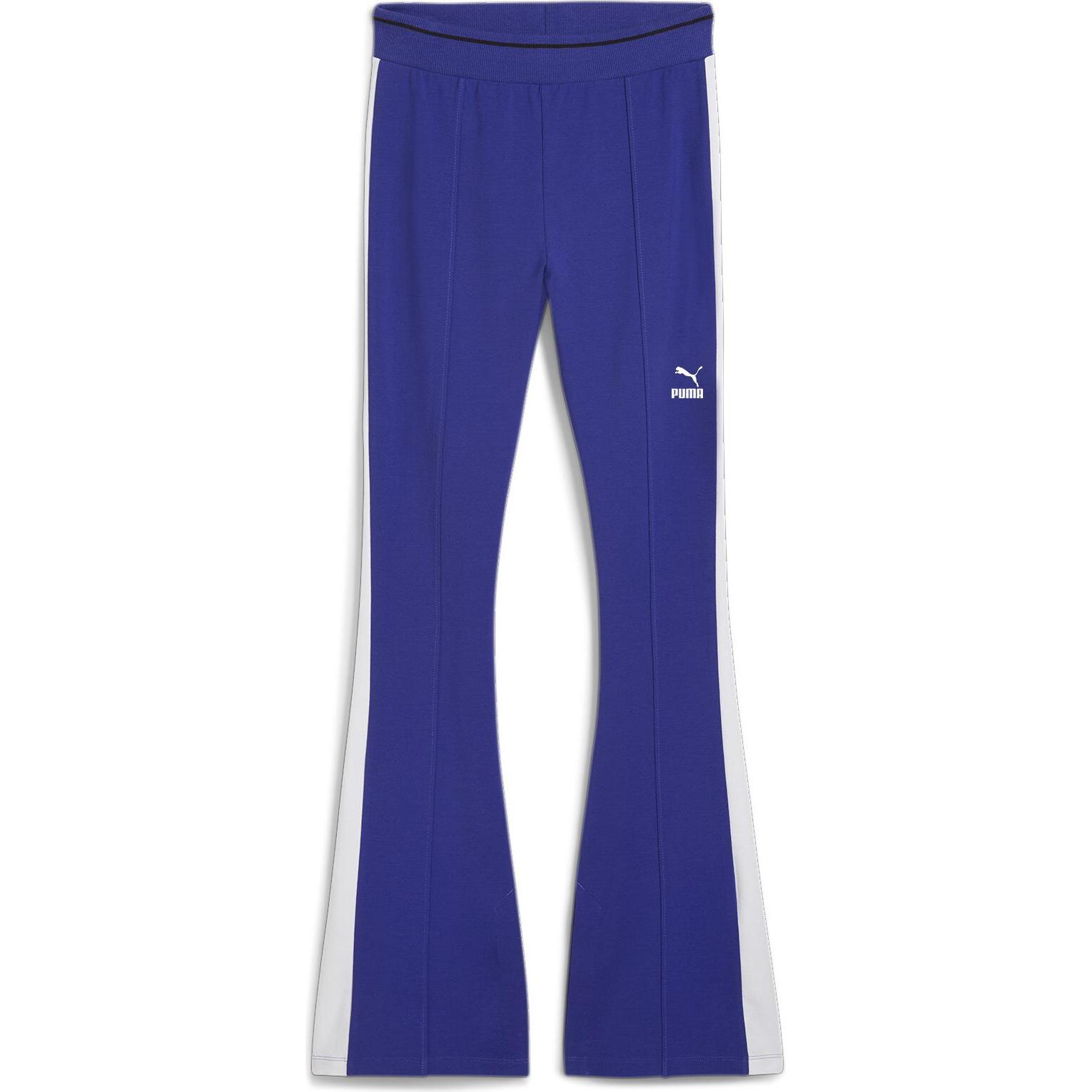 Puma, Damen, Tights, T7 PLAY.PARIS. Flared Leggings (XL), Blau, XL