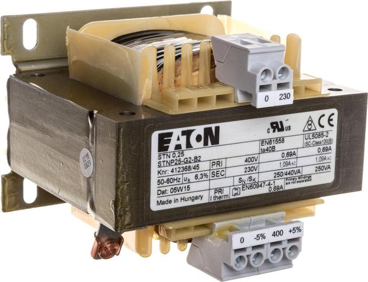 Productafbeelding Eaton Electric GmbH Regeltransformator STN0,25(400/230) 250VA