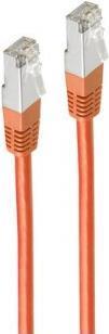 Actual product image Shiverpeaks ®-BASIC-S--Patch cable cat. 5e SF/UTP orange 5m (SF/UTP, CAT5e, 5 m)