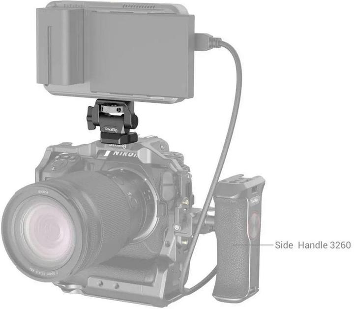 Image du produit SmallRig 2904B Support de moniteur réglable par pivotement et inclinaison avec vis de montage