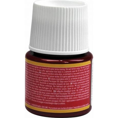 Thumbnail - Pebeo, Künstlerfarbe + Bastelfarbe, Porcelaine 156 (Rubin, 45 ml)