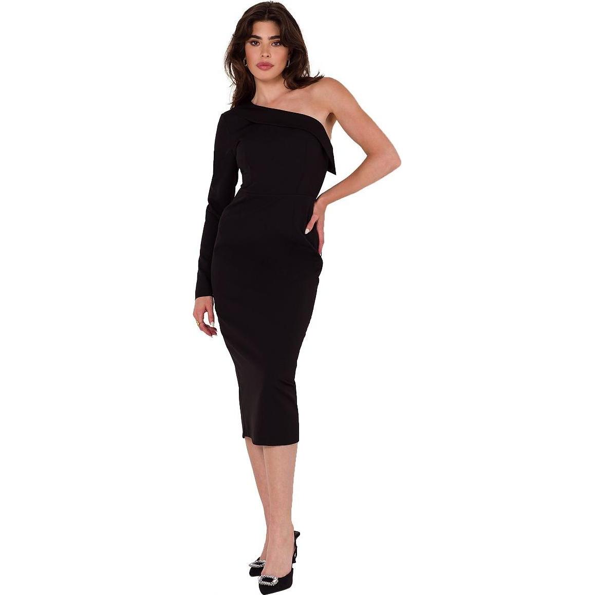 Makover, Kleider, Abendkleid, Schwarz, (XL)