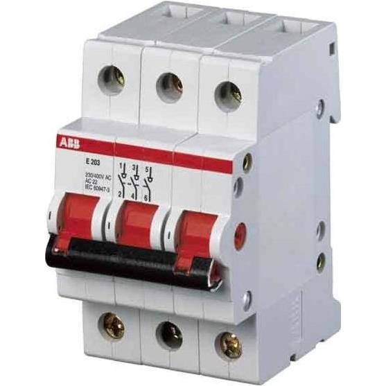 ABB, Systemstromversorgung, STOTZ-KONTAKT Hauptschalter 100A 3p. gr E203/100G