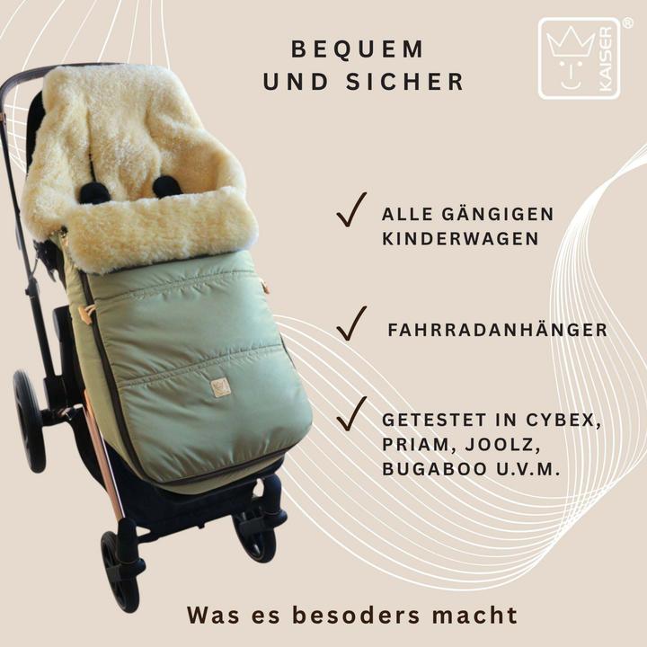 Image du produit Kaiser Baby Kaiser Lammfell Fusssack Dublas 2.0, salbei green/grey