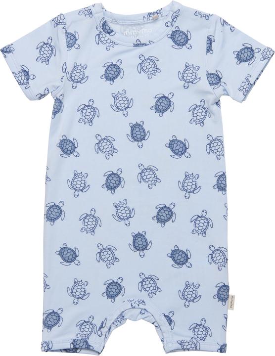 Actual product image Minymo Bamboo romper turtle ice water (62)
