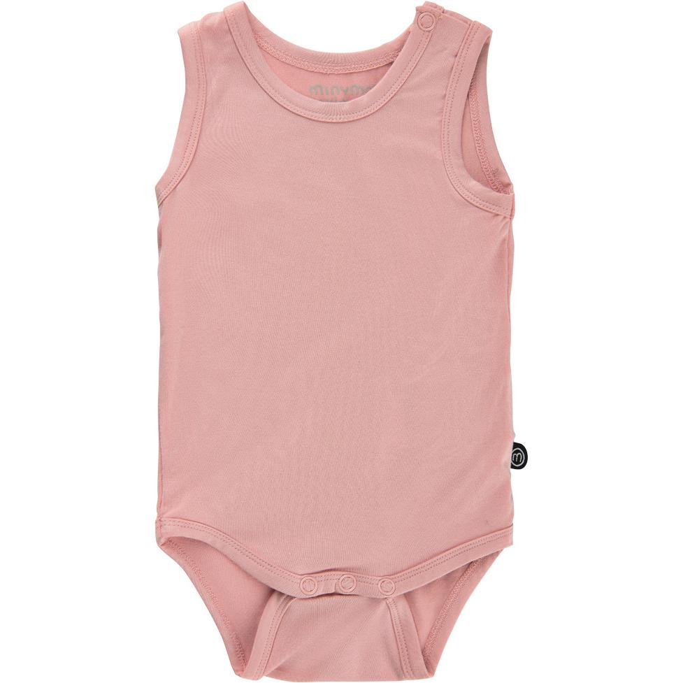 Minymo, Unisex, Body, Bambus Body ärmellos Misty, Rosa, (86)