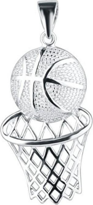 Immagine prodotto Evolution Group - Silver pendant Basketball ball and net 64024