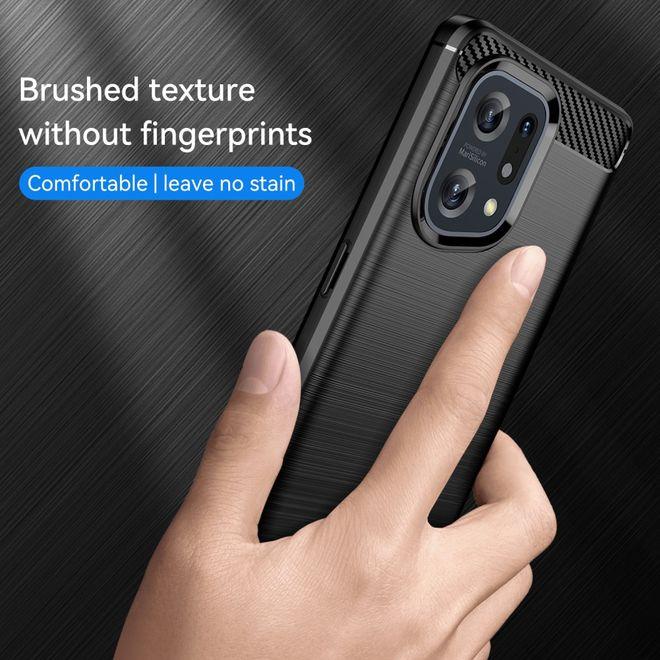 Immagine prodotto MU Style Serie Softcase in fibra di carbonio TPU (Oppo trova X5)