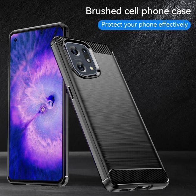 Immagine prodotto MU Style Serie Softcase in fibra di carbonio TPU (Oppo trova X5)